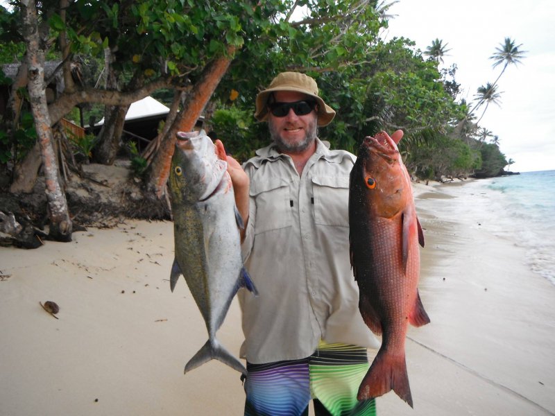 Maqai Beach Resort fishing, Fiji