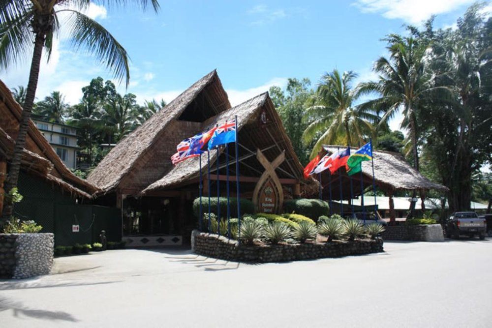 The entrance to King Solomon Hotel